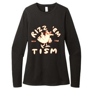 Rizz Em With The Tism Womens CVC Long Sleeve Shirt