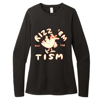 Rizz Em With The Tism Womens CVC Long Sleeve Shirt