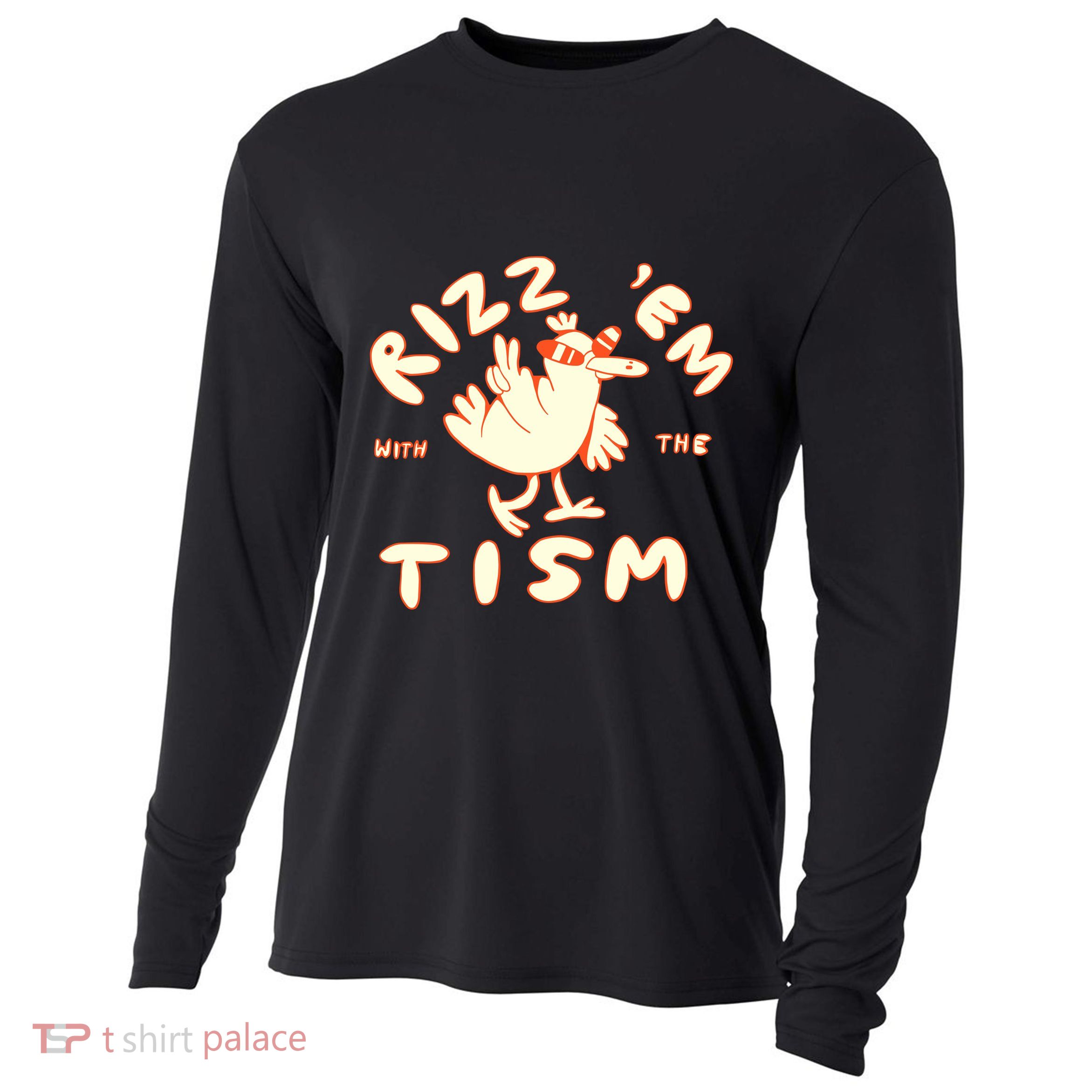 Rizz Em With The Tism Cooling Performance Long Sleeve Crew