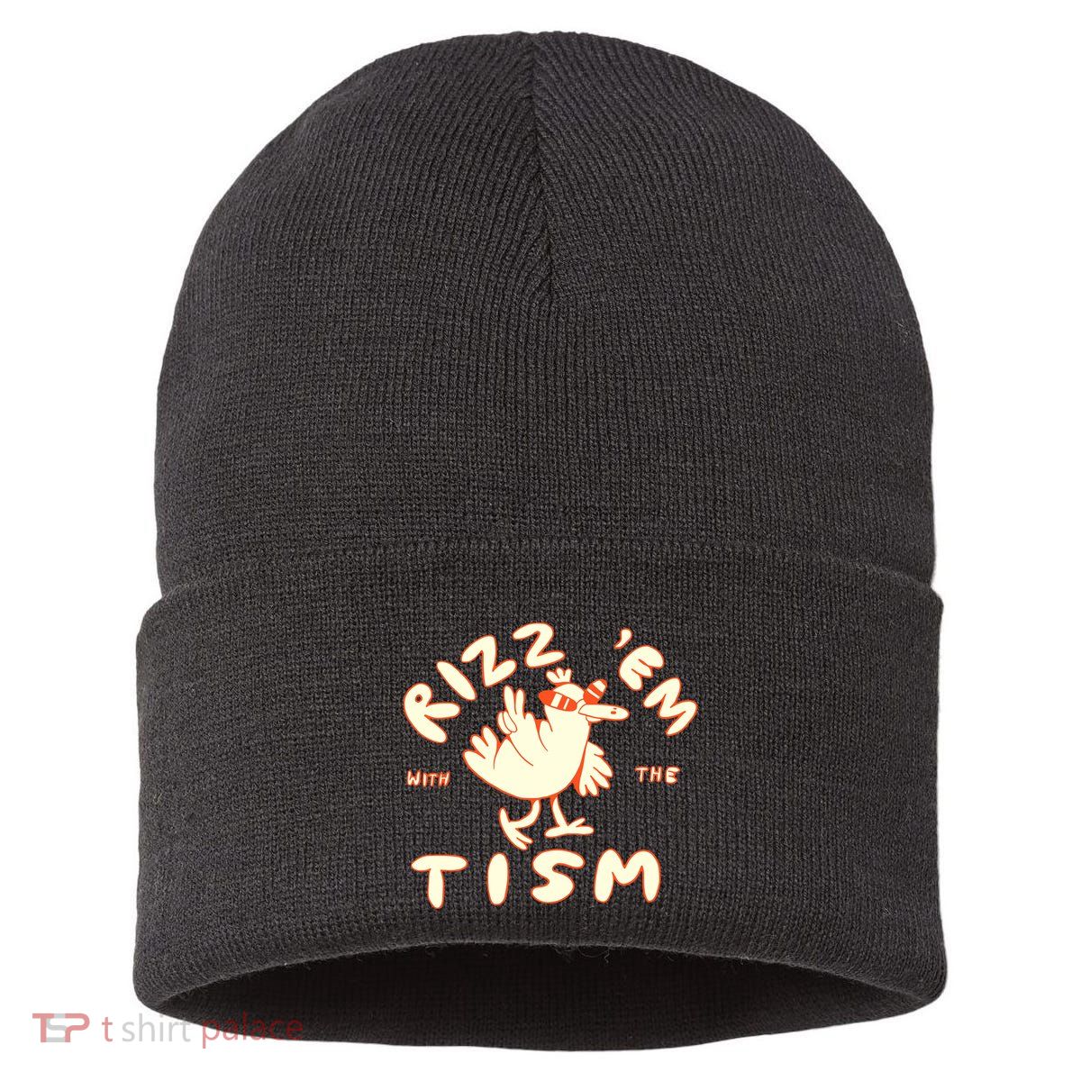 Rizz Em With The Tism Sustainable Knit Beanie