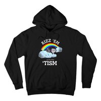 Rizz Em With The Tism Meme Autistic Opossum Hoodie