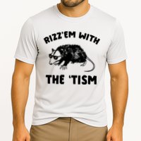 Rizz Em With The Tism Neurodivergent Autism Awareness Cooling Performance Crew T-Shirt