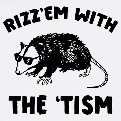 Rizz Em With The Tism Neurodivergent Autism Awareness T-Shirt