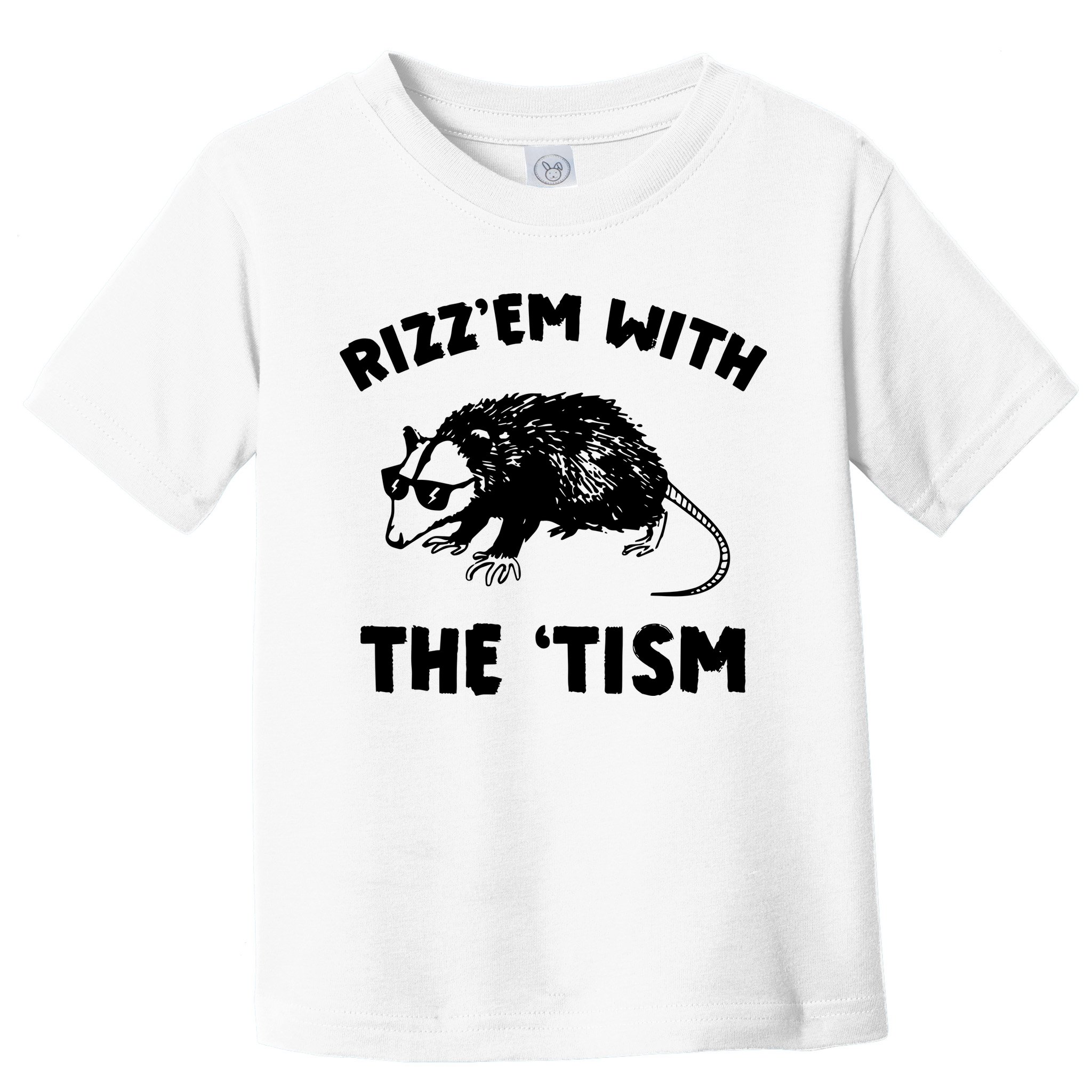 Rizz Em With The Tism Neurodivergent Autism Awareness Toddler T-Shirt