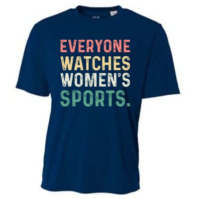 Retro Everyone Watches Womens Sports Cooling Performance Crew T-Shirt