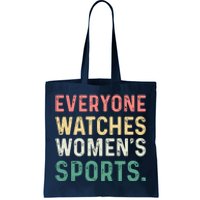 Retro Everyone Watches Womens Sports Tote Bag