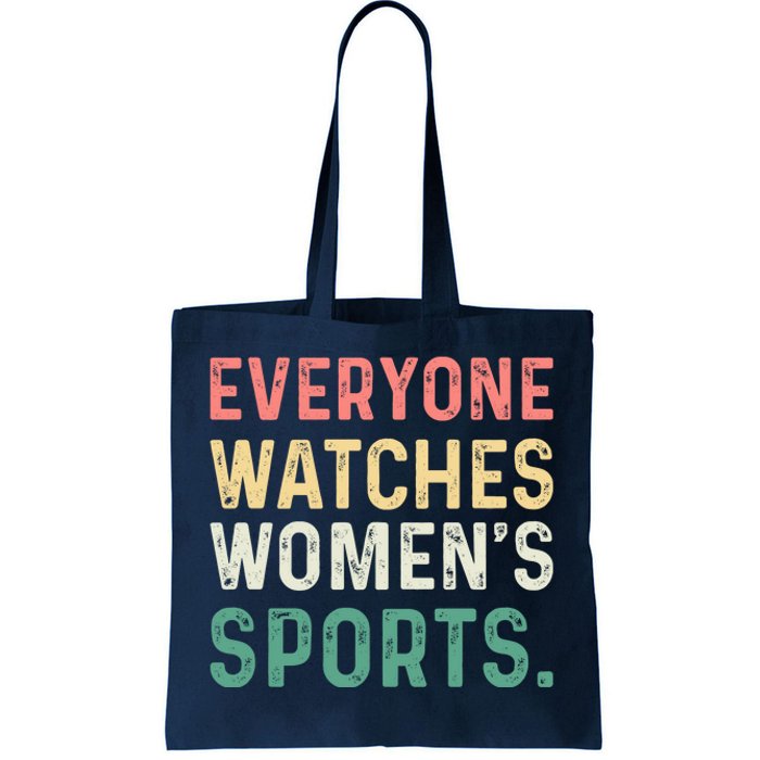 Retro Everyone Watches Womens Sports Tote Bag