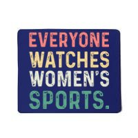 Retro Everyone Watches Womens Sports Mousepad