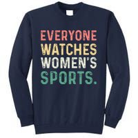 Retro Everyone Watches Womens Sports Tall Sweatshirt