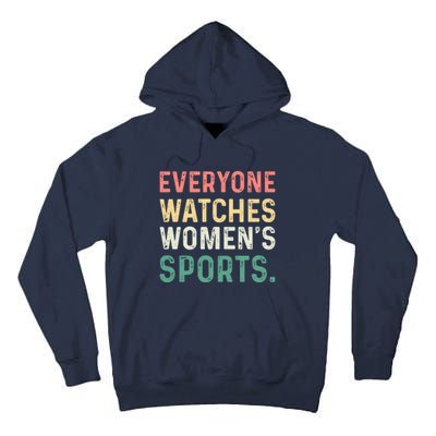 Retro Everyone Watches Womens Sports Tall Hoodie