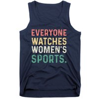 Retro Everyone Watches Womens Sports Tank Top