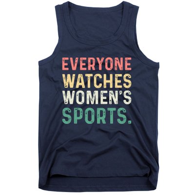 Retro Everyone Watches Womens Sports Tank Top