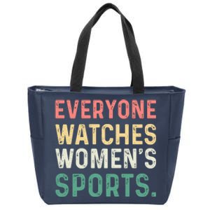 Retro Everyone Watches Womens Sports Zip Tote Bag