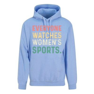 Retro Everyone Watches Womens Sports Unisex Surf Hoodie