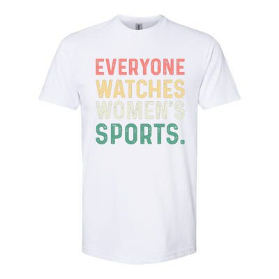 Retro Everyone Watches Womens Sports Softstyle CVC T-Shirt