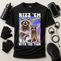 Rizz Em With The Tism Rizzler Ohio Rizz Cooling Performance Crew T-Shirt