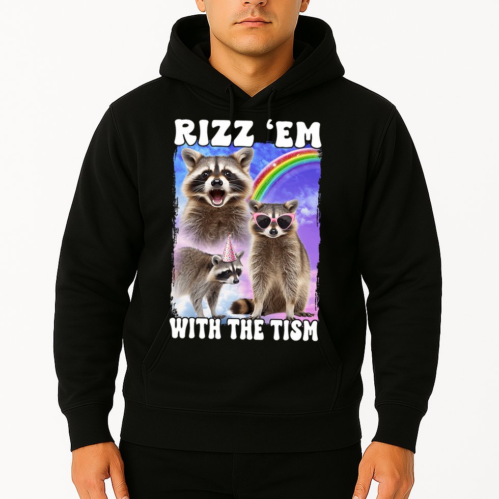 Rizz Em With The Tism Rizzler Ohio Rizz Hoodie