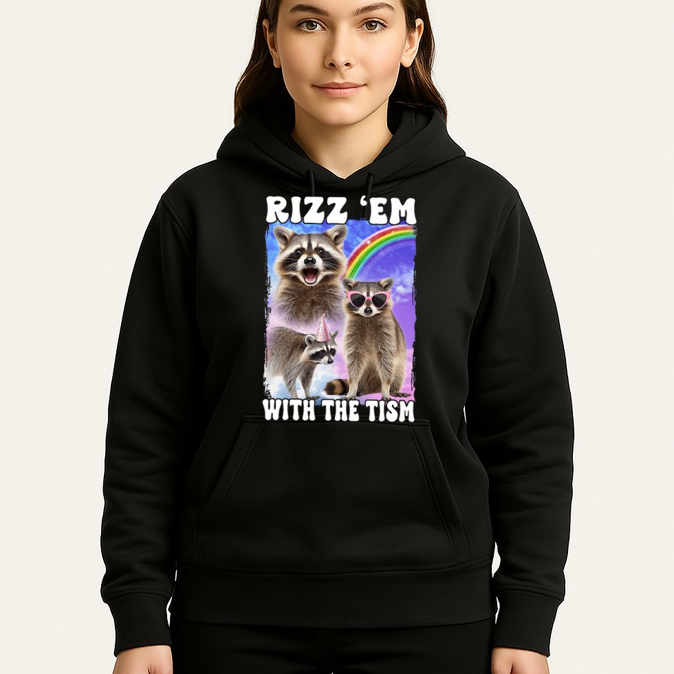 Rizz Em With The Tism Rizzler Ohio Rizz Hoodie