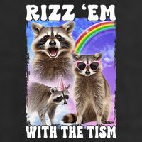 Rizz Em With The Tism Rizzler Ohio Rizz Adult Drive Performance Visor