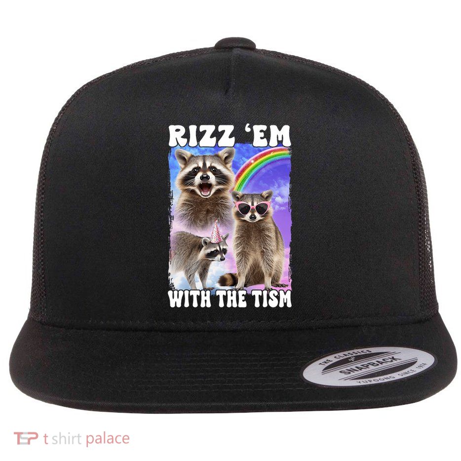 Rizz Em With The Tism Rizzler Ohio Rizz Flatbill Hat