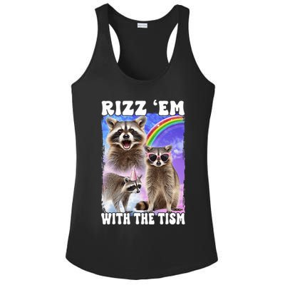 Rizz Em With The Tism Rizzler Ohio Rizz Ladies PosiCharge Competitor Racerback Tank