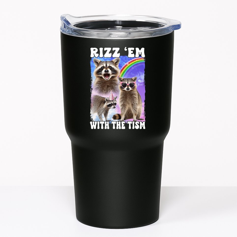 Rizz Em With The Tism Rizzler Ohio Rizz Tumbler