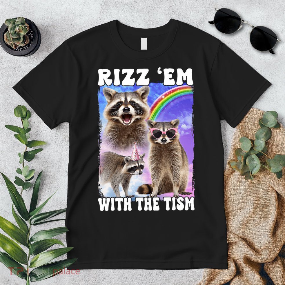 Rizz Em With The Tism Rizzler Ohio Rizz Premium T-Shirt
