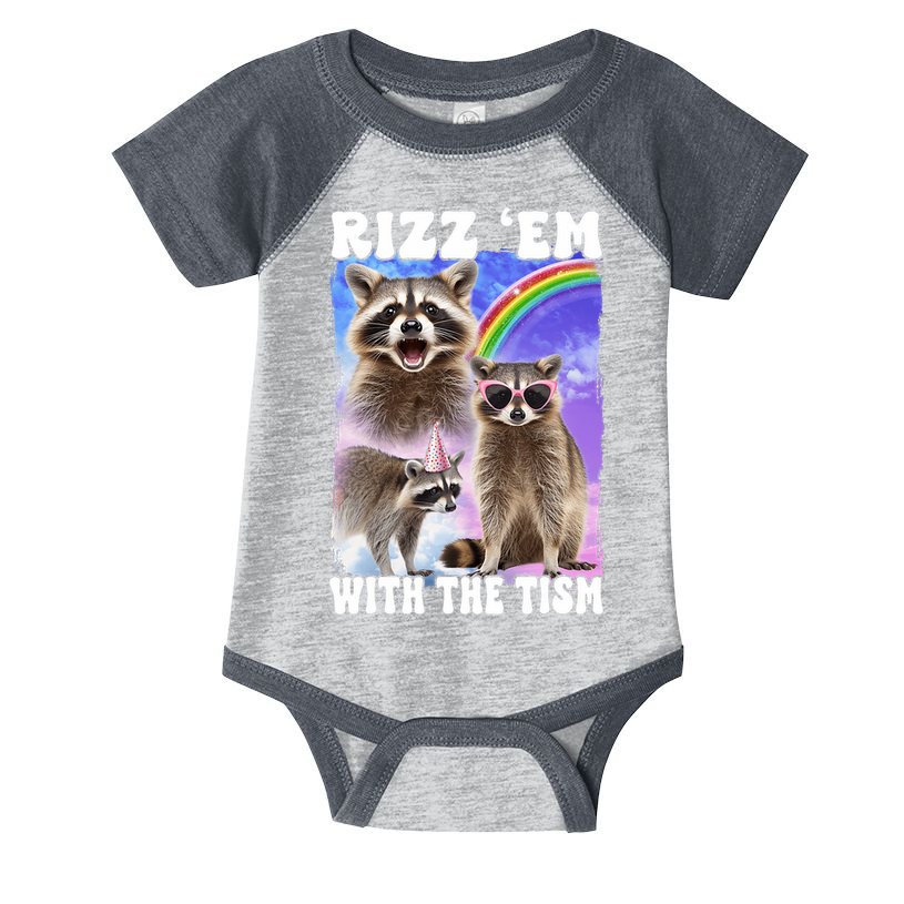 Rizz Em With The Tism Rizzler Ohio Rizz Infant Baby Jersey Bodysuit