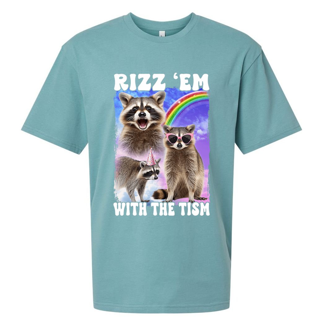Rizz Em With The Tism Rizzler Ohio Rizz Sueded Cloud Jersey T-Shirt