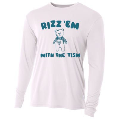 Rizz Em With The Tism Cooling Performance Long Sleeve Crew