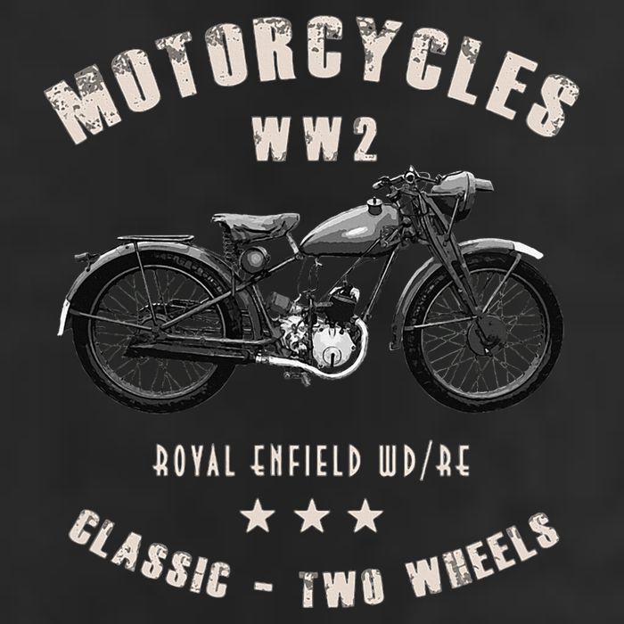 Royal Enfield Wdre Classic Motorcycle Ww2 Cool Comfort Performance Bucket Hat