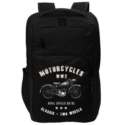 Royal Enfield Wdre Classic Motorcycle Ww2 Impact Tech Backpack