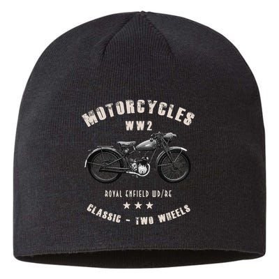 Royal Enfield Wdre Classic Motorcycle Ww2 Sustainable Beanie