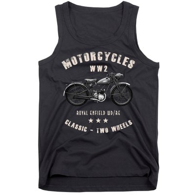 Royal Enfield Wdre Classic Motorcycle Ww2 Tank Top