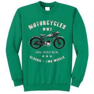 Royal Enfield Wdre Classic Motorcycle Ww2 Sweatshirt