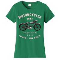 Royal Enfield Wdre Classic Motorcycle Ww2 Women's T-Shirt