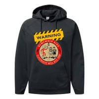 Remember Electricity Will Kill You Funny Electrician Performance Fleece Hoodie