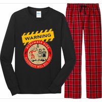 Remember Electricity Will Kill You Funny Electrician Long Sleeve Pajama Set