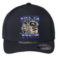 Rizz Em With The Tism Meme Autistic Racoon Funny Autism Flexfit Unipanel Trucker Cap