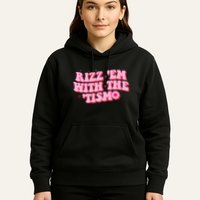Rizz Em With The Tism Groovy Autism Awareness Neurodiversit Hoodie