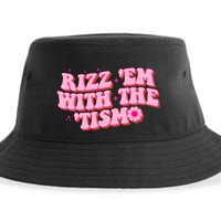 Rizz Em With The Tism Groovy Autism Awareness Neurodiversit Sustainable Bucket Hat