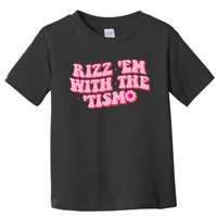 Rizz Em With The Tism Groovy Autism Awareness Neurodiversit Toddler T-Shirt