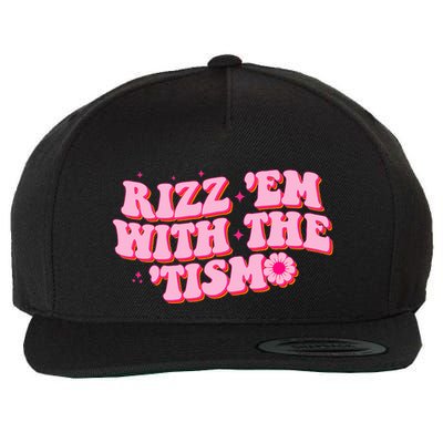 Rizz Em With The Tism Groovy Autism Awareness Neurodiversit Wool Snapback Cap