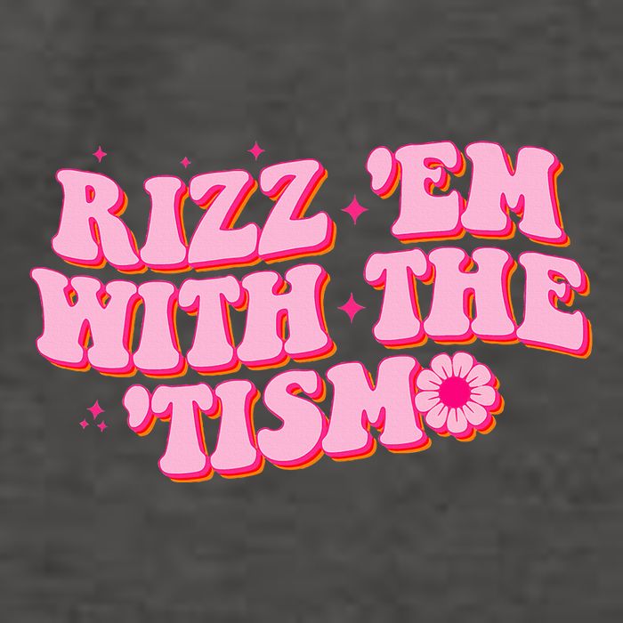 Rizz Em With The Tism Groovy Autism Awareness Neurodiversit Vector Backpack