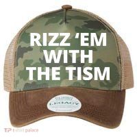 Rizz Em With The Tism Autism Legacy Tie Dye Trucker Hat
