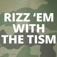 Rizz Em With The Tism Autism Legacy Tie Dye Trucker Hat