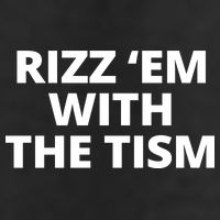 Rizz Em With The Tism Autism Golf Towel