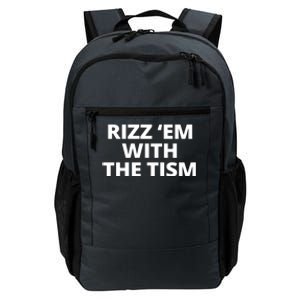 Rizz Em With The Tism Autism Daily Commute Backpack