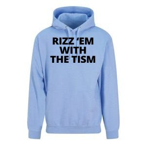 Rizz Em With The Tism Autism Unisex Surf Hoodie