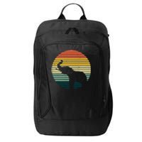 Retro Elephant Wildlife Vintage Africa Elephant City Backpack